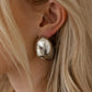 Dome Earrings - Silver